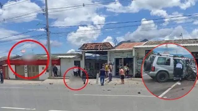 Pareja de policías murieron tras brutal choque: ella voló y cayó en un techo