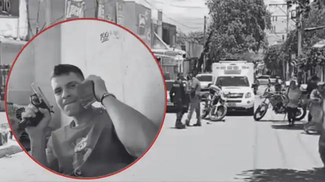 Banana fue asesinado en presencia de su esposa, la llevaba en moto al trabajo