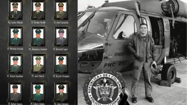 Policía santandereano murió en ataque con dron a helicóptero en Antioquia