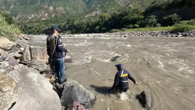 Encuentran sin vida al campesino que cayó de una tarabita al río Chicamocha