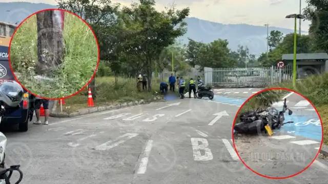 Carlos perdió la vida en en el anillo vial; su acompañante sufrió graves fracturas