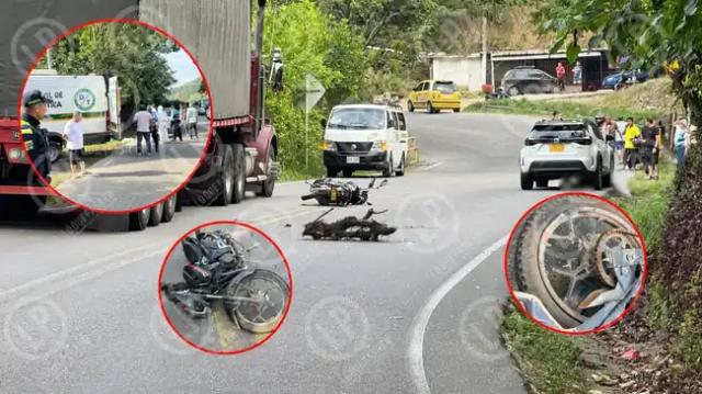John David Sánchez el motociclista que murió otras un accidente en el sector de Vijagual