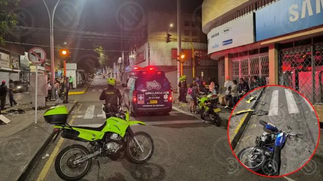 Motociclista murió tras choque con un taxi que se dio a la fuga en Bucaramanga