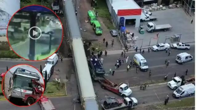 Video: Tren embistió un bus y dejó 10 muertos y más de 40 heridos