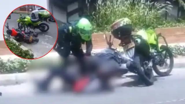 Policía frustró intento de fleteo y neutralizó a dos presuntos delincuentes