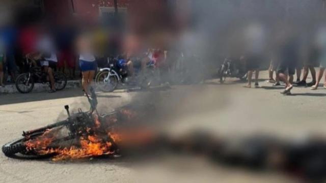Presuntos sicarios murieron calcinados tras ser linchados