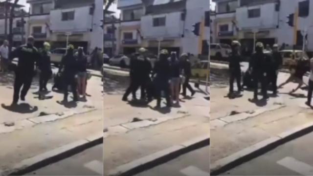 Video: Policía bajo investigación por presunta agresión a una mujer