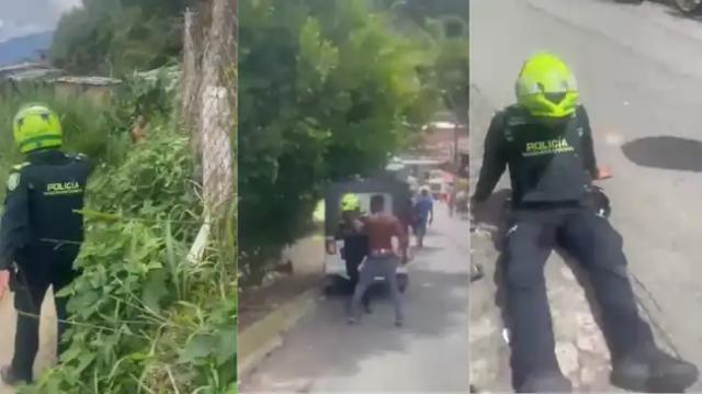 Hombre murió tras atacar con cuchillo a dos policías: hay investigación