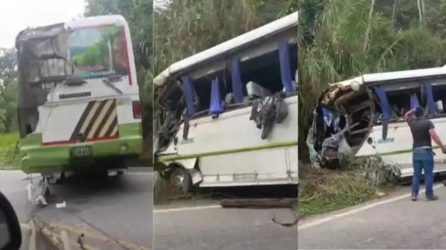 Video: Tragedia en Santander bus sin frenos deja menor sin vida y 14 heridos