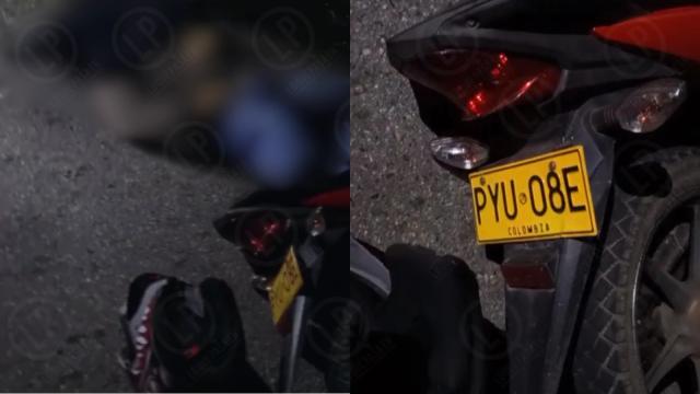Fatal choque en vía La Mesa de los Santos dejó a motociclista sin vida