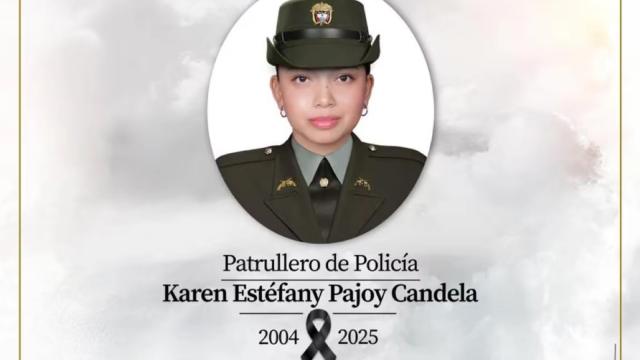 Patrullera de la Policía fue asesinada durante su descanso