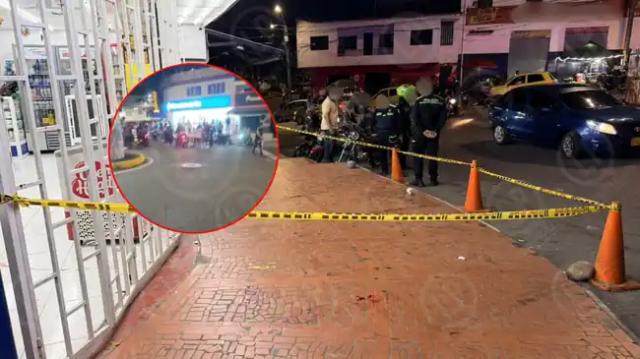 Hombre fue asesinado a disparos a las afueras de una droguería en Floridablanca
