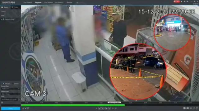 Video: Momento en que Alexis fue asesinado dentro de farmacia en Floridablanca