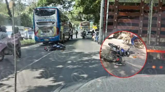Motociclista extranjero murió en la autopista Piedecuesta–Floridablanca