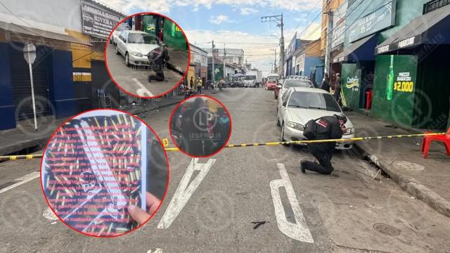 Ataque sicarial en Bucaramanga dejó dos heridos y panfletos en vía pública