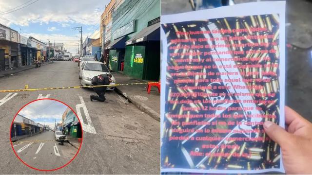 Ataque a bala en Girardot dejó dos hombres heridos y panfletos de extorsivos