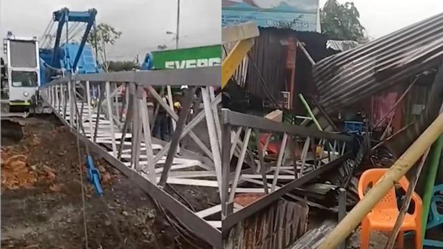 Grúa perdió el control y provocó accidente que cobró la vida de un menor