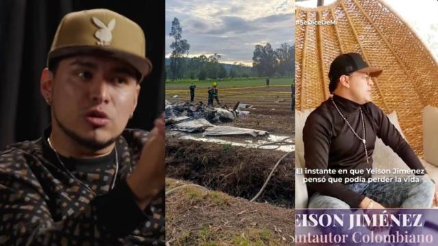 Yeison Jiménez reveló que soñó varias veces con un accidente aéreo antes de vivir una emergencia real