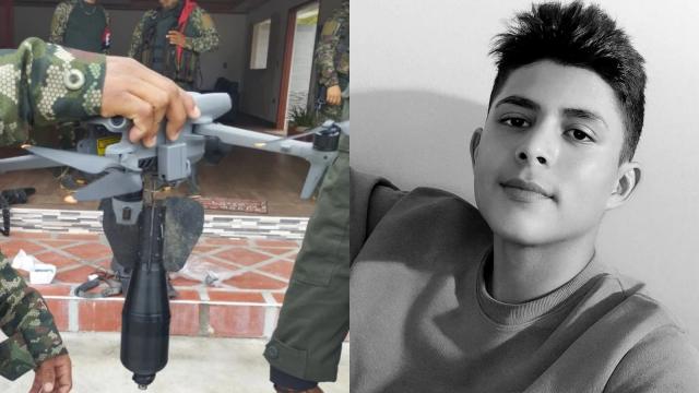 Joven de 18 años murió tras ataque con dron en zona rural de El Tarra, Norte de Santander