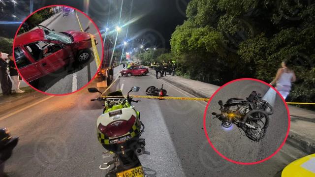 Andrés David cae a un barranco tras accidente en la vía Lebrija-Girón y pierde la vida.