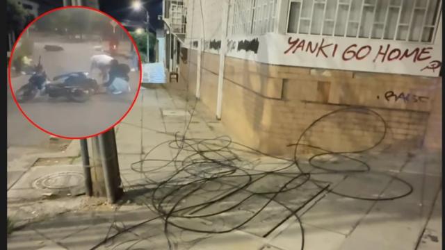 Video: Murió tras cinco días en UCI: Nini Johana, la mujer que cayó de una motocicleta por cables descolgados en la paralela