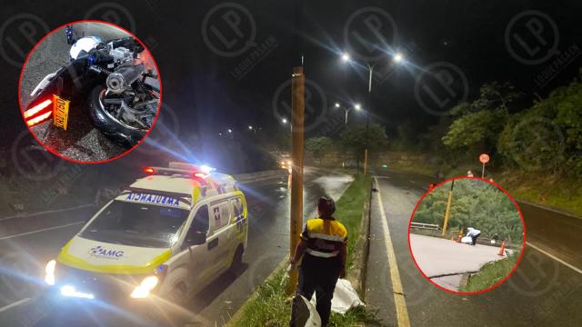 Impacto contra baranda y poste terminó con la vida de Anderson Steven.