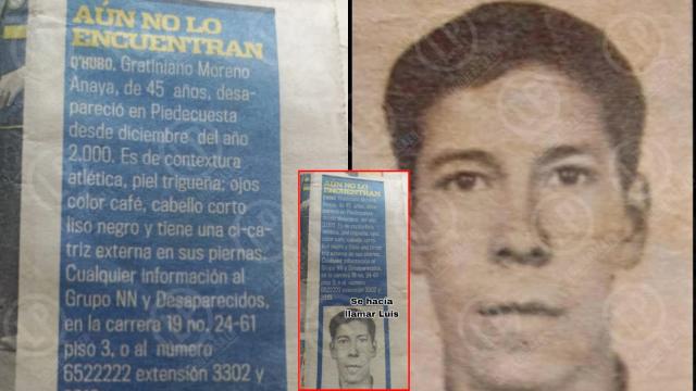 ¿Se busca su familia! Fue hallado sin vida hombre que estaba desaparecido desde el 2013