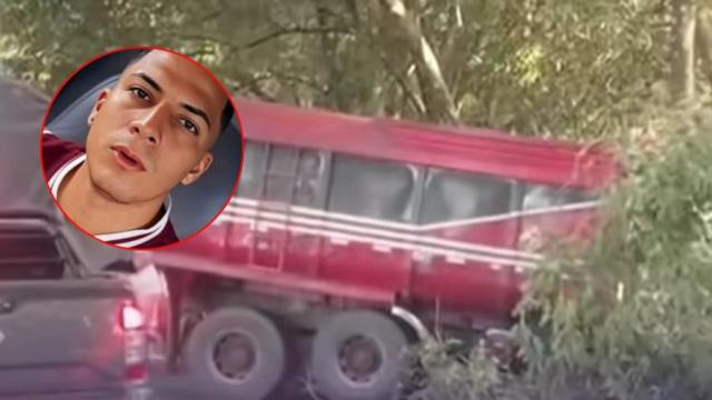 Violento choque contra árboles dejó un muerto en plena carretera.