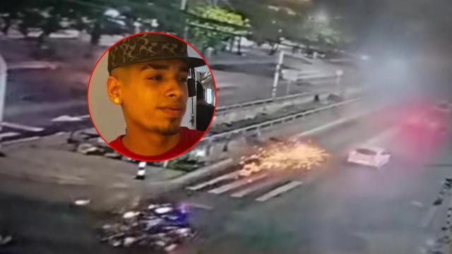 Salió expulsado varios metros: joven murió tras brutal choque entre motocicletas.