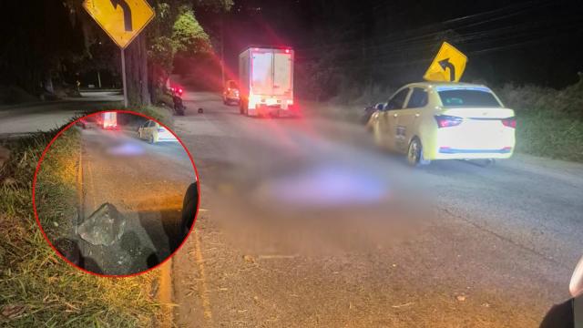 Mujer murió tras violento accidente de motocicleta; un menor sobrevivió.