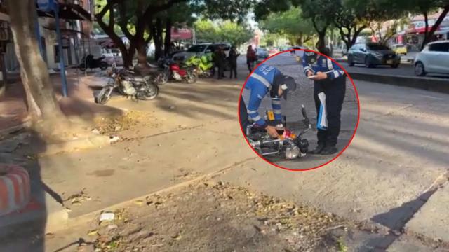 Bebé fallece tras choque de moto en el que viajaba con una pareja.