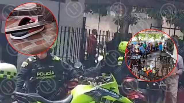 Mientras almorzaban en un restaurante hombre fue asesinado frente a su hijo.