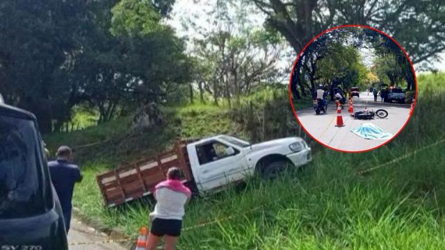 Una llanta se desprendió y desató la tragedia: motociclista murió en violento choque.