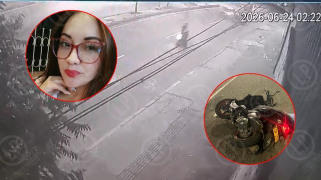 Así habría ocurrido el accidente en el que perdio la vida  Laura Yesenia Díaz en la carrera 15.
