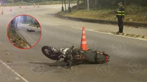 Dos primos perdieron la vida en accidente sobre la autopista Piedecuesta–Floridablanca