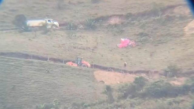 Un vuelo de diversión terminó en una escena devastadora