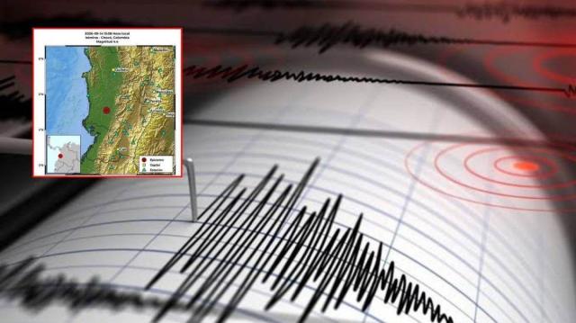 ¿Lo sintió? Sismo de magnitud 4,4 sacudió Colombia esta tarde