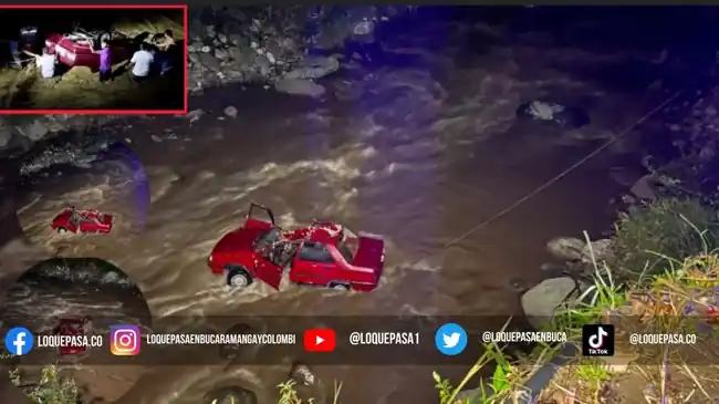 Video ULTIMA HORA Accidente en la vía a matanza deja una persona fallecida vehículo cae al rio