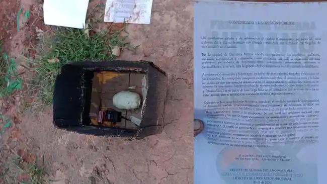 Abandonan segundo artefacto explosivo en Barrancabermeja