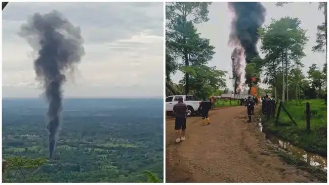 Ecopetrol confirmó que son 5 las personas heridas en la explosión de un pozo petrolero en Santander