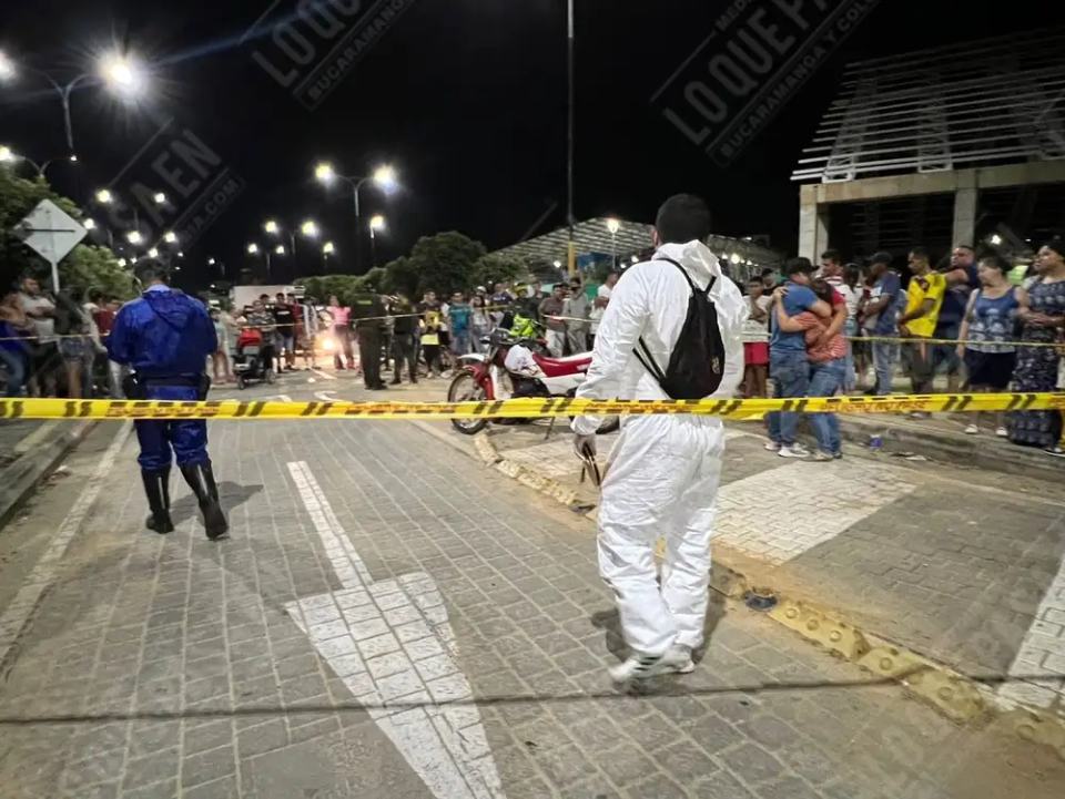 A don Edmundo un bolardo le acabo la vida en Giron