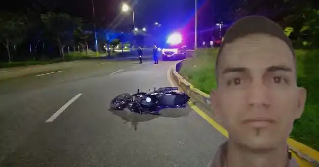 Charry  falleció en un Accidente de tránsito  en el anillo vial  de Floridablanca.