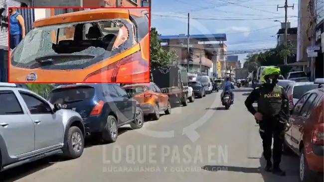 Un Comerciante resultó herido a bala en violento asalto en Bucaramanga