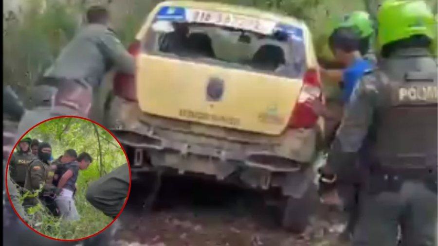 Video: Taxista arrolló a un hombre y su nieto y huyó en aparatosa persecución