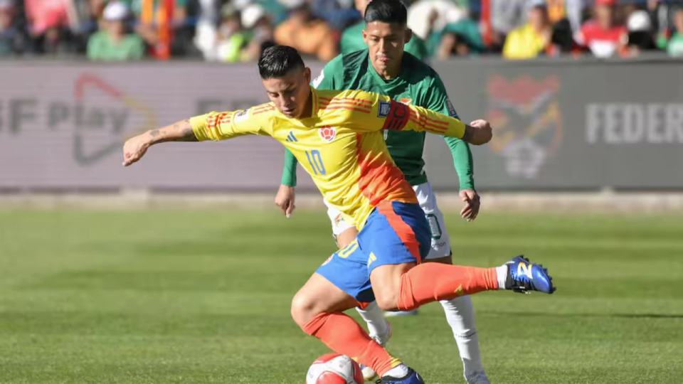 Colombia perdió el invicto ante Bolivia y peligra su segundo puesto