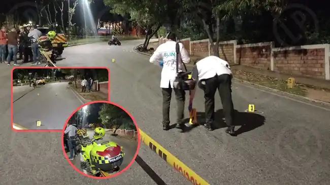 Un muerto y un herido dejó ataque sicarial en Bucaramanga, vía al Terminal de Bucaramanga