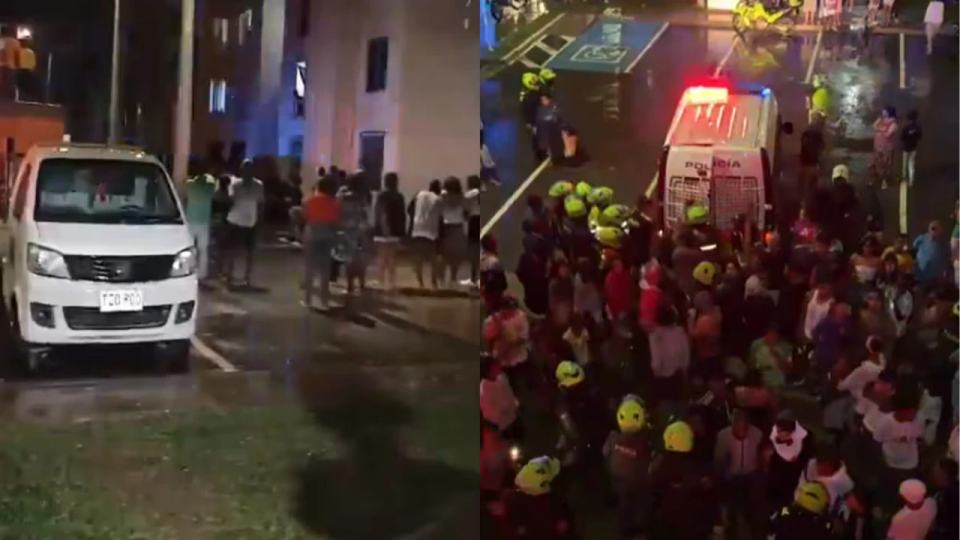 Murió hombre que lanzó a su hija desde un edificio. Los vecinos lo lincharon