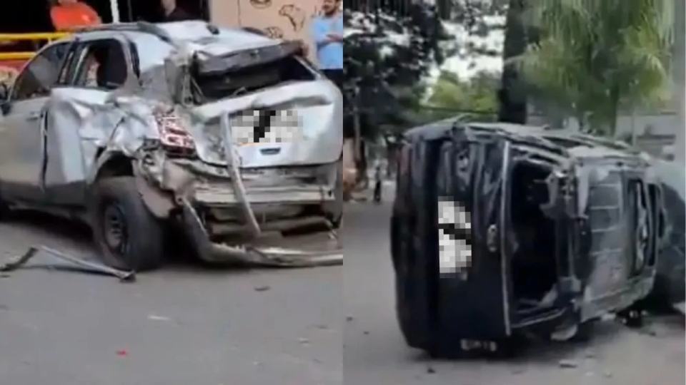 Ataque sicarial desató accidente con un fallecido y múltiples heridos
