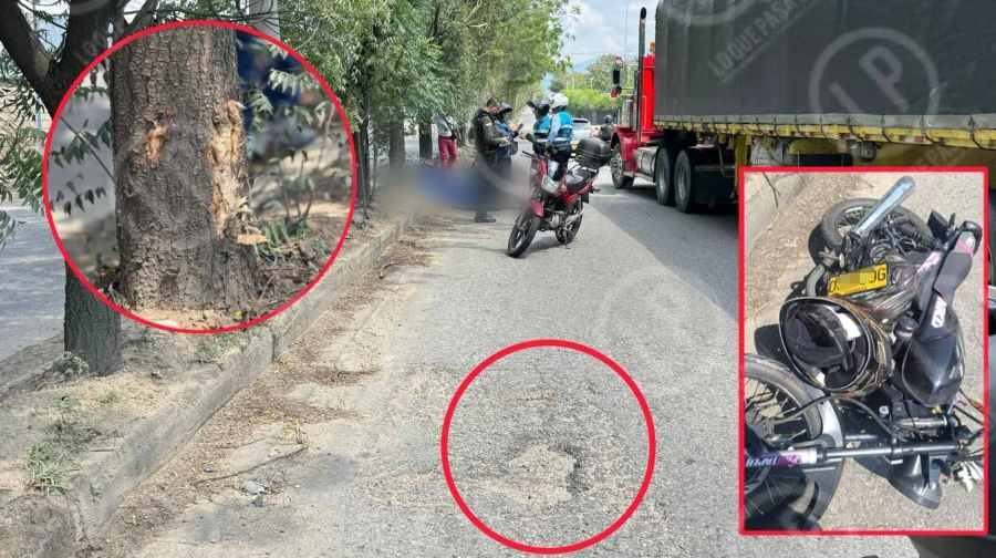 Wilfran, el motociclista que murió en el sector del parque Industrial l, un hueco sería la causa