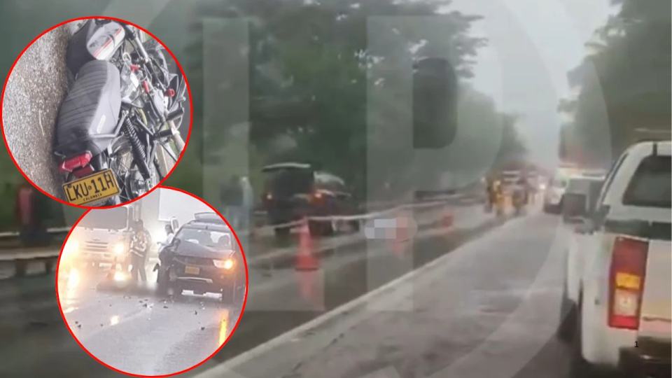 Fatal accidente en la vía San Gil - El Socorro deja un motociclista muerto